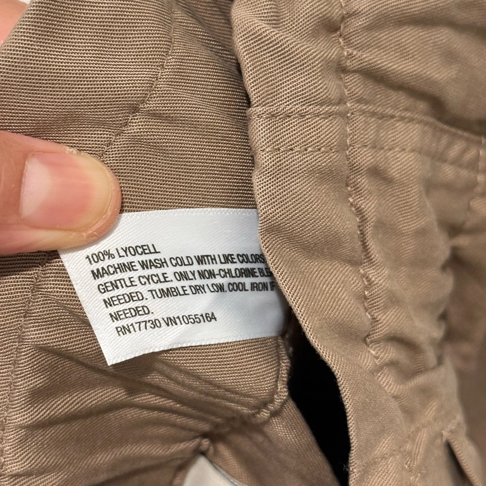 NWT A New Day Women's High-Rise Tapered Ankle Pull-On Joggers Brown - Size Small - Picture 4 of 7